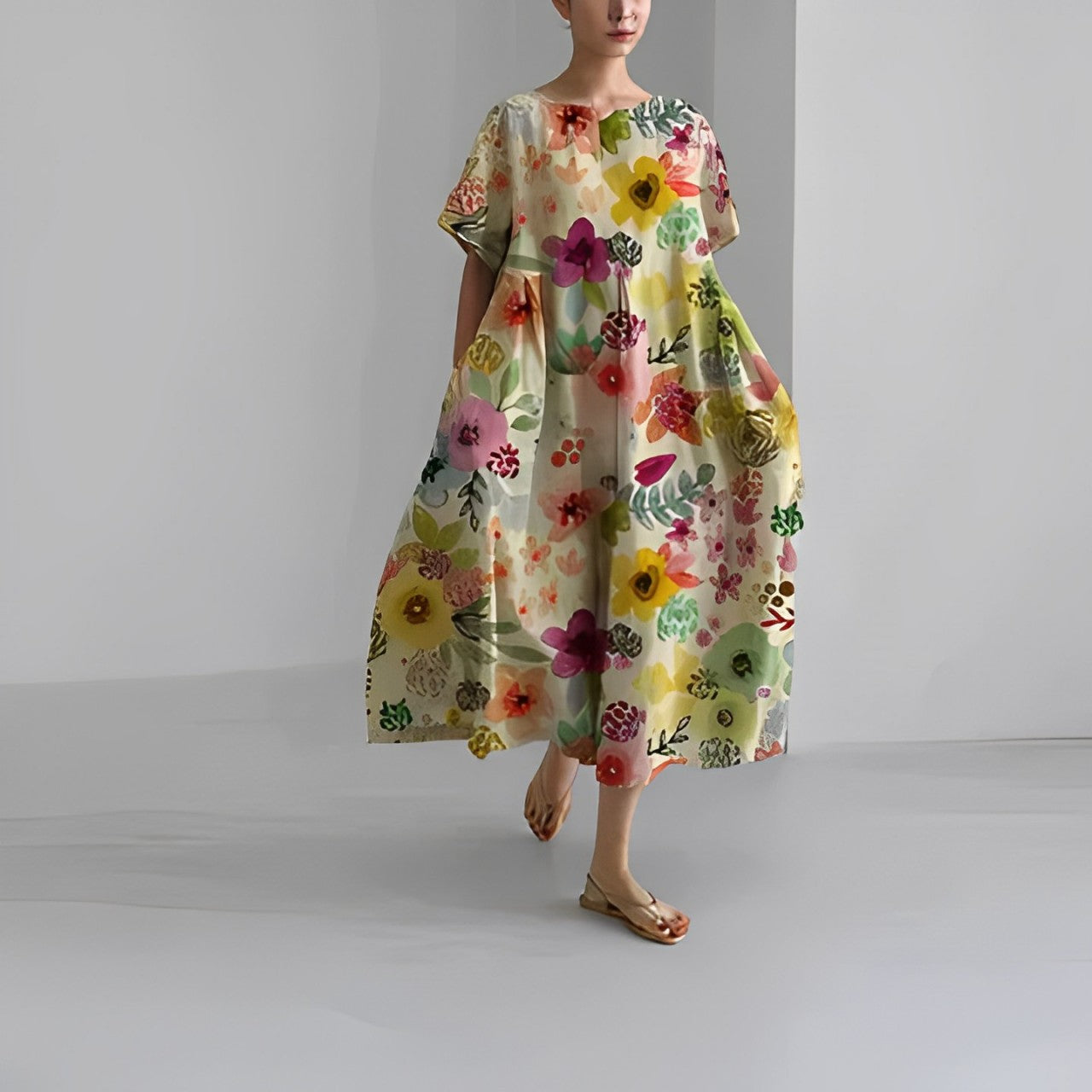 Women's Summer Loose Flowy Dress | Maxi