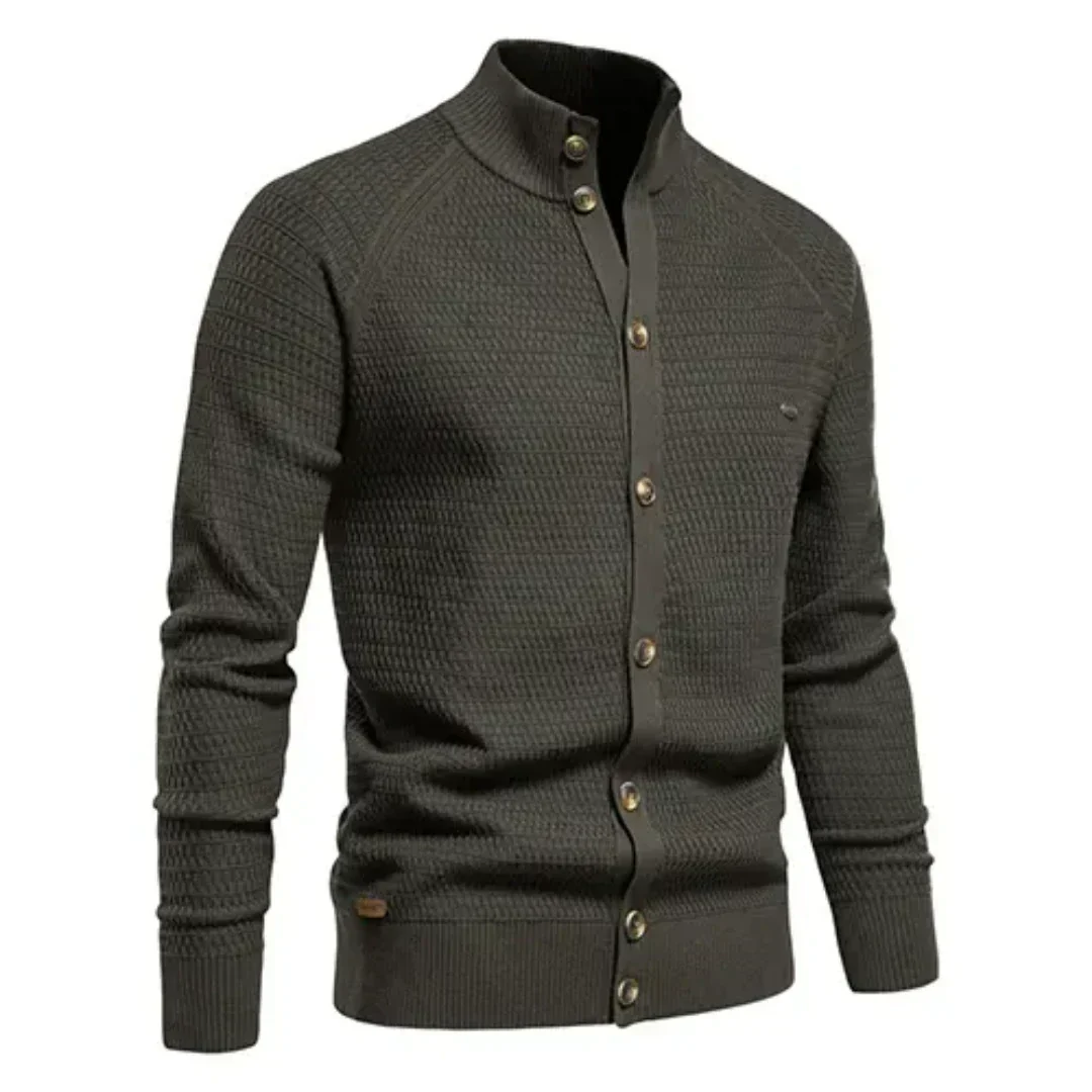 Bramwell | Men's Cozy Knit Cardigan | Slim Fit, Soft Fabric, Stylish Design