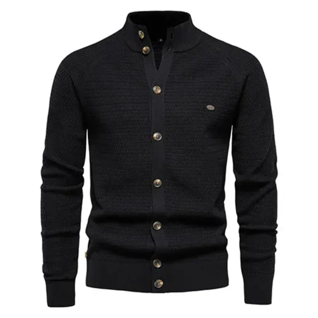 Bramwell | Men's Cozy Knit Cardigan | Slim Fit, Soft Fabric, Stylish Design