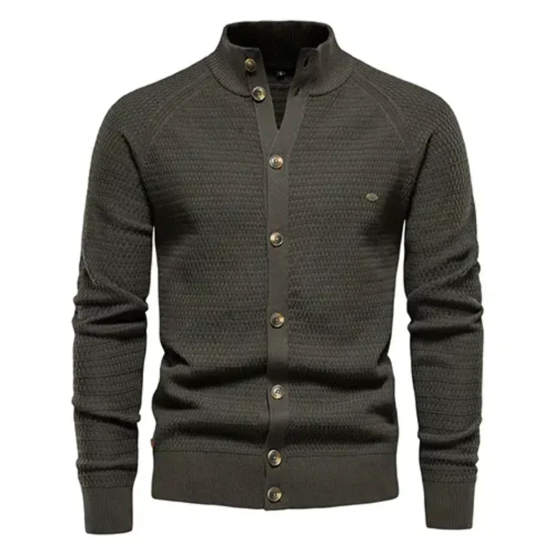 Bramwell | Men's Cozy Knit Cardigan | Slim Fit, Soft Fabric, Stylish Design