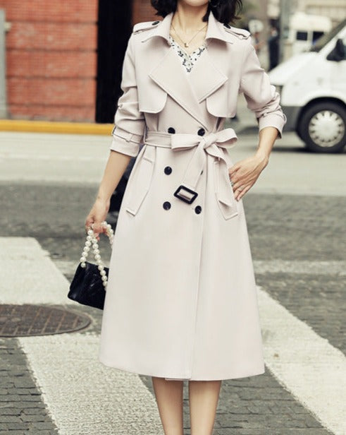 Alistair | Stylish Double-Breasted Trench Coat | Elegant, Timeless, Versatile