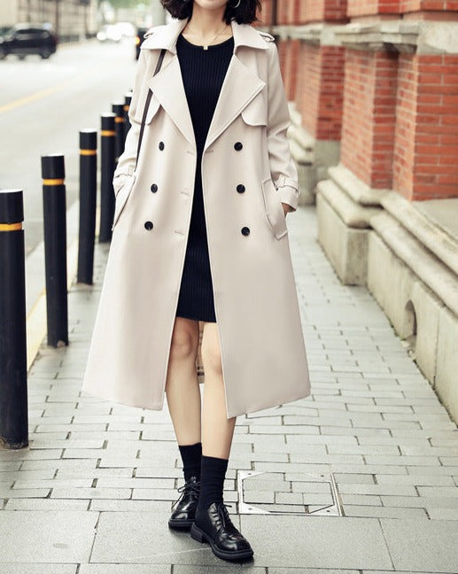 Alistair | Stylish Double-Breasted Trench Coat | Elegant, Timeless, Versatile