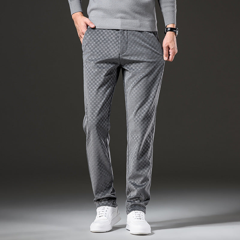 Carterfield | Stylish Checked Trousers for Men | Comfortable, Versatile Fit