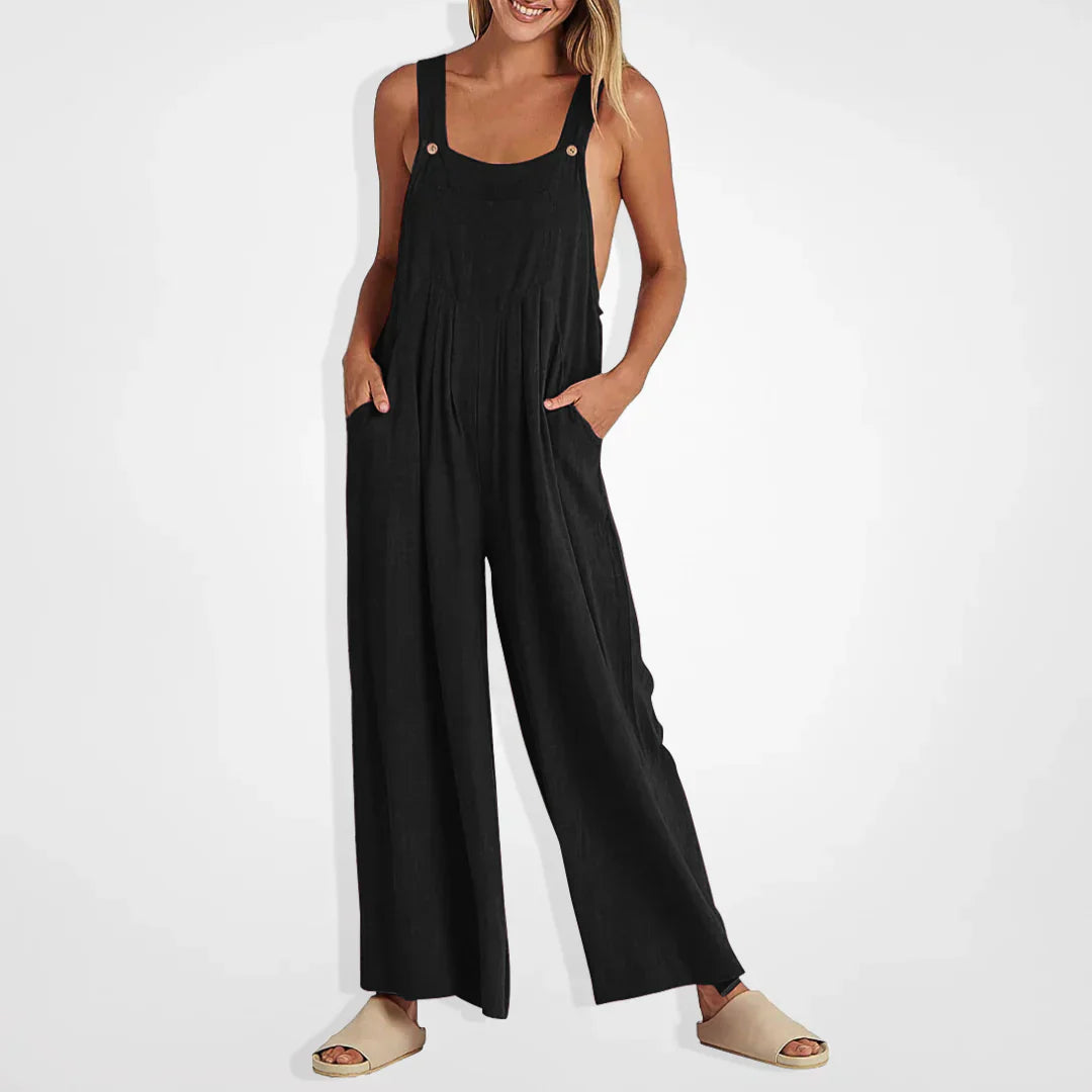 Lunara | Flowing Wide Leg Women's Jumpsuits | Stylish, Comfortable, Versatile