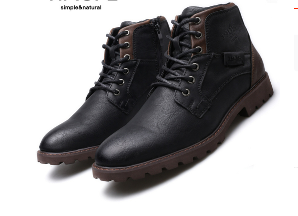 Oliver | Trendy Men's Leather Boots | Durable, Comfortable, Classic Design