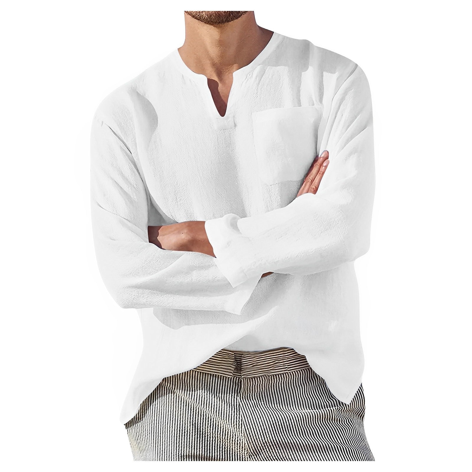 Bramwell | Men's Casual Tunic Shirt | Stylish, Comfortable, Versatile Design