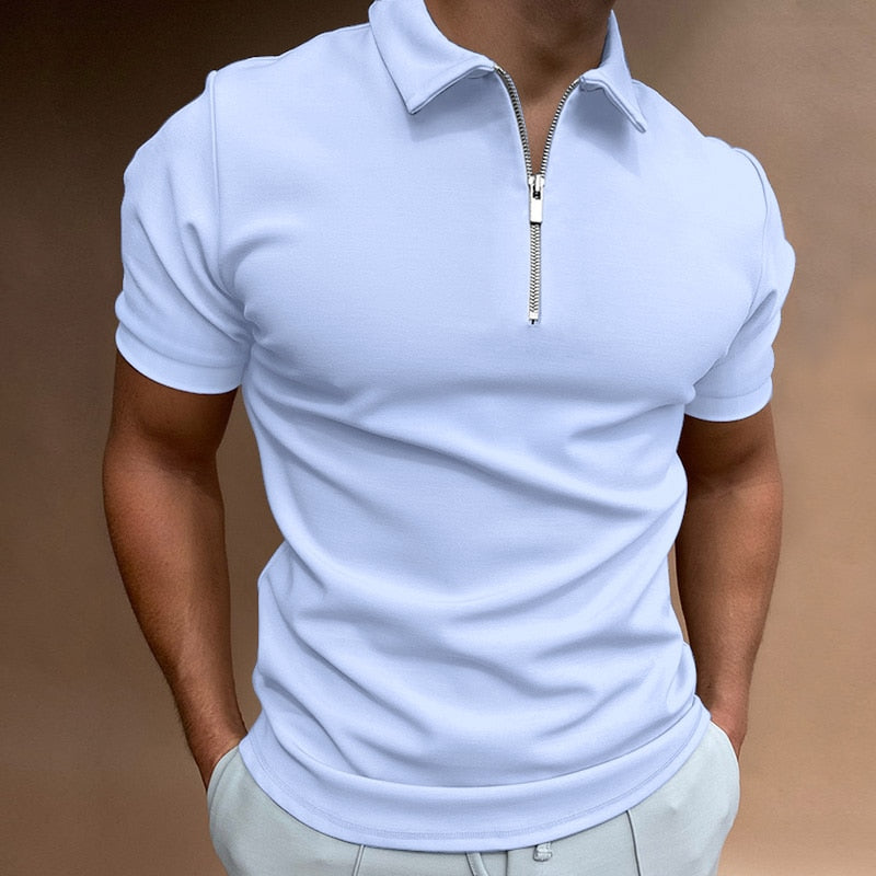 Benson | Zip-Up Polo Shirt | Stylish, Comfortable, Versatile Design