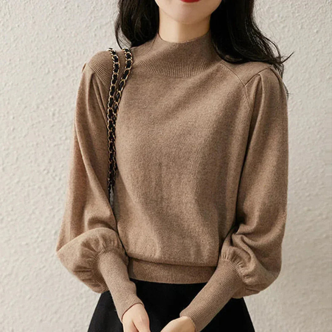 Lyndhurst | Women's Stylish Knit Jumper | Puff Sleeves, Chic Design, Comfortable