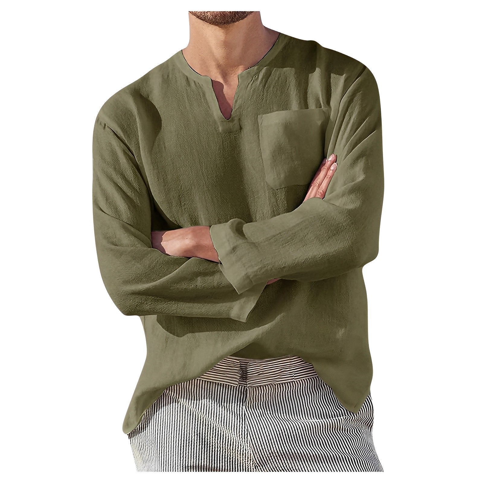 Bramwell | Men's Casual Tunic Shirt | Stylish, Comfortable, Versatile Design