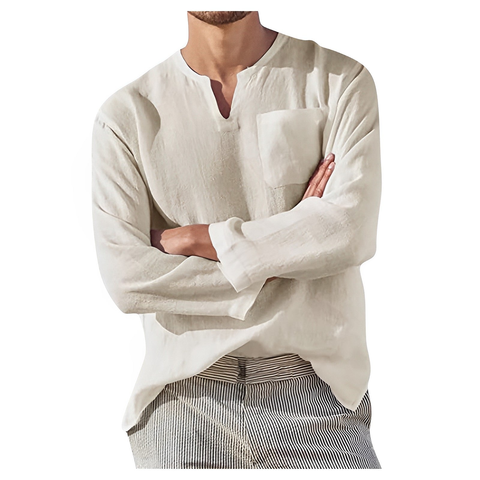 Bramwell | Men's Casual Tunic Shirt | Stylish, Comfortable, Versatile Design