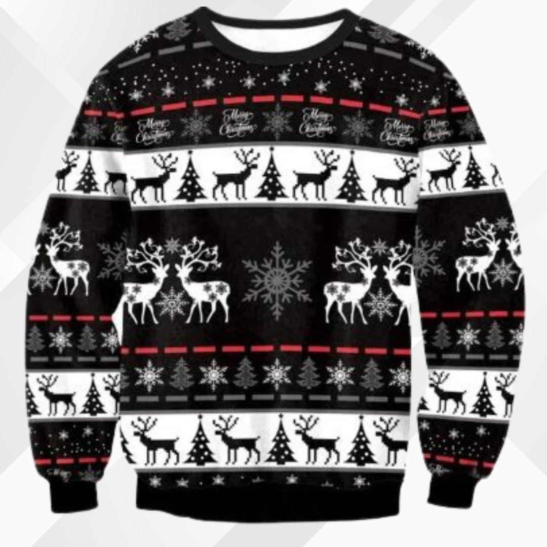 Bramwell | Men's Crew Neck Knit Sweater | Festive, Comfortable, Stylish