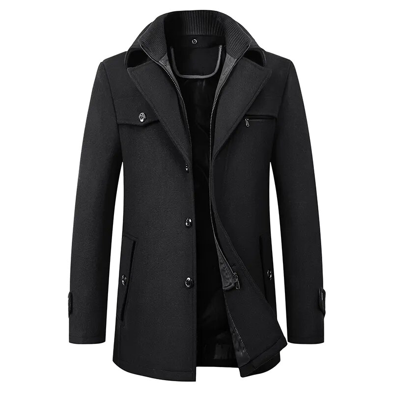 Bramwell | Men's Classic Overcoat | Stylish, Warm, Timeless Design