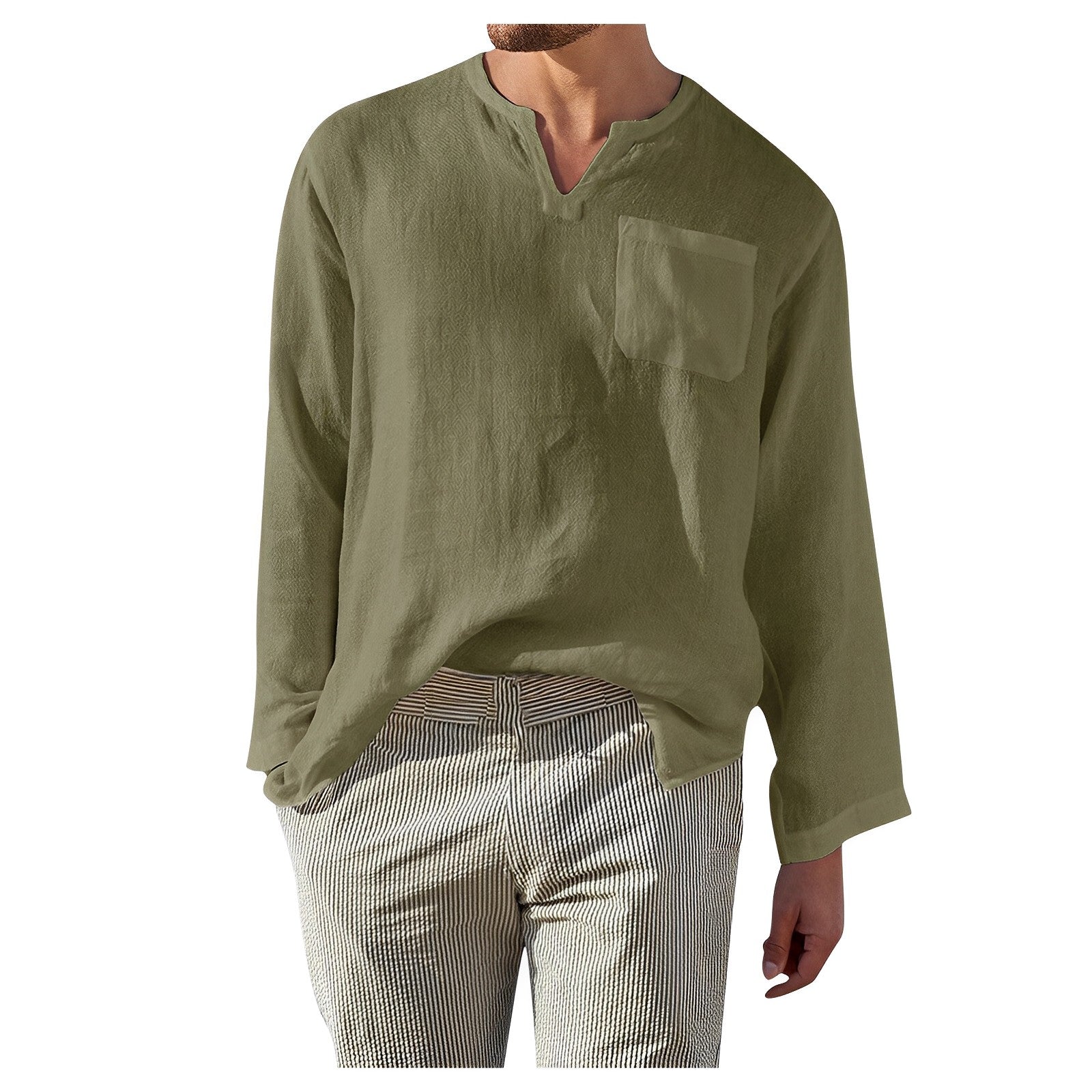 Bramwell | Men's Casual Tunic Shirt | Stylish, Comfortable, Versatile Design