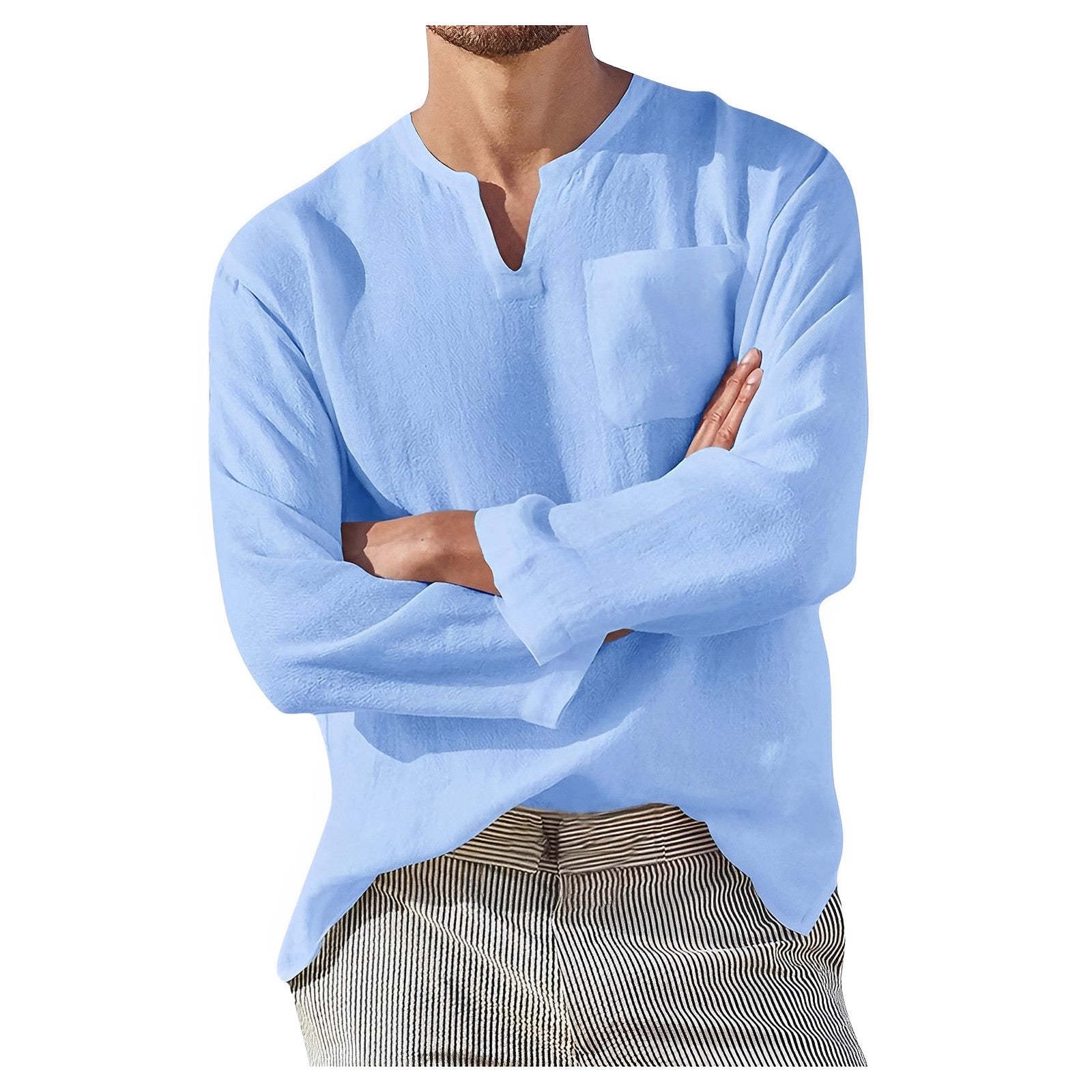 Bramwell | Men's Casual Tunic Shirt | Stylish, Comfortable, Versatile Design