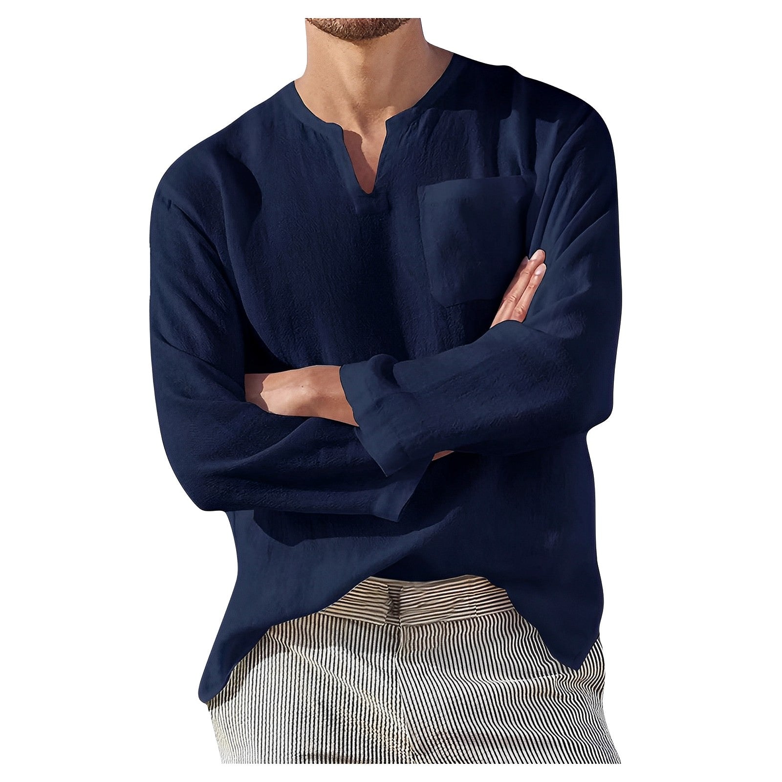 Bramwell | Men's Casual Tunic Shirt | Stylish, Comfortable, Versatile Design