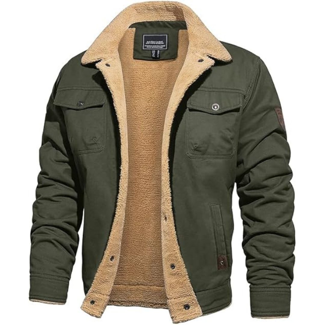 Braxon | Men's Stylish Heavyweight Bomber Jacket | Warm, Durable, Fashionable