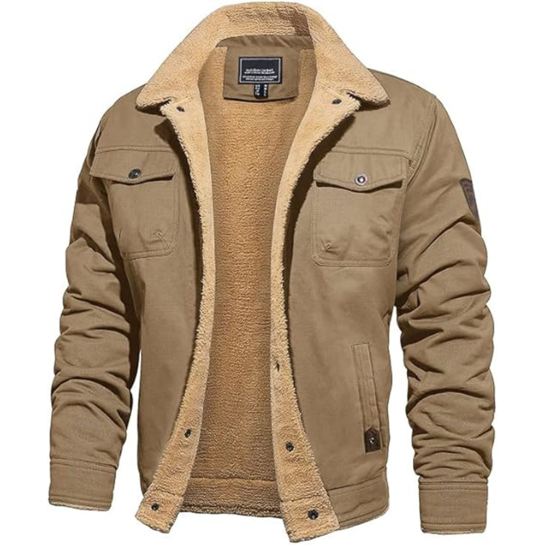 Braxon | Men's Stylish Heavyweight Bomber Jacket | Warm, Durable, Fashionable