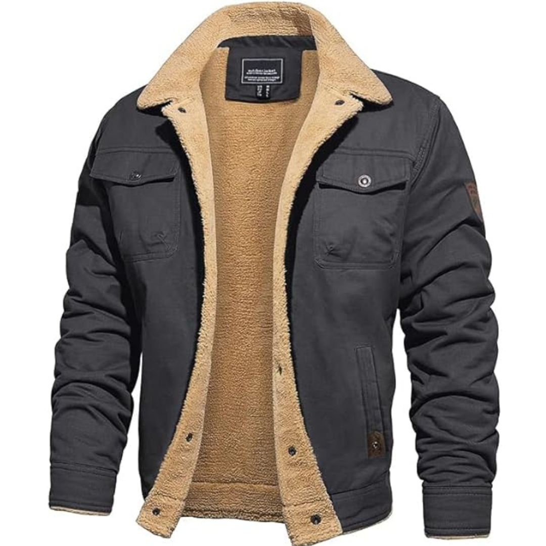 Braxon | Men's Stylish Heavyweight Bomber Jacket | Warm, Durable, Fashionable