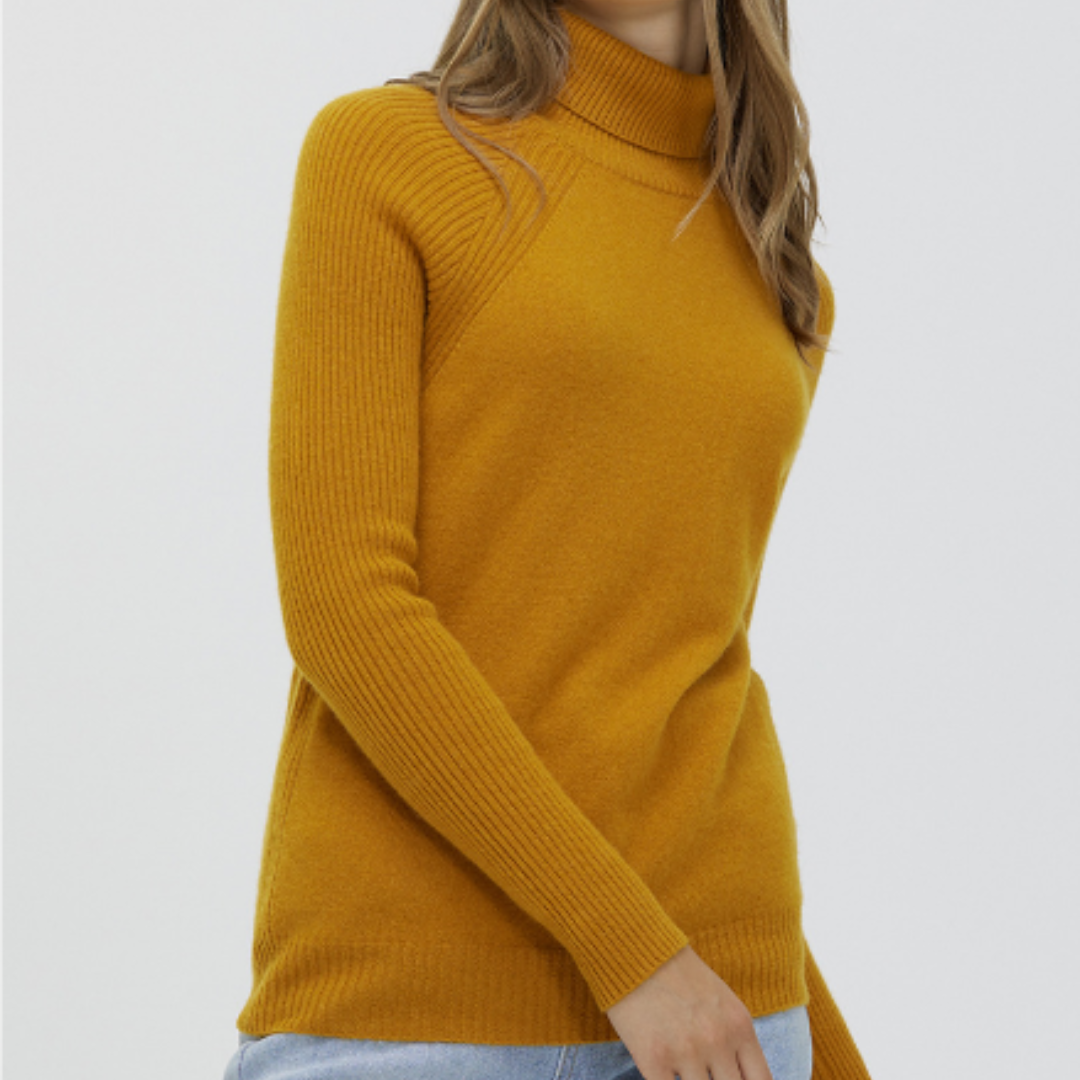 Lara | Women's Turtleneck Sweater | Soft, Stylish, Versatile Knitwear