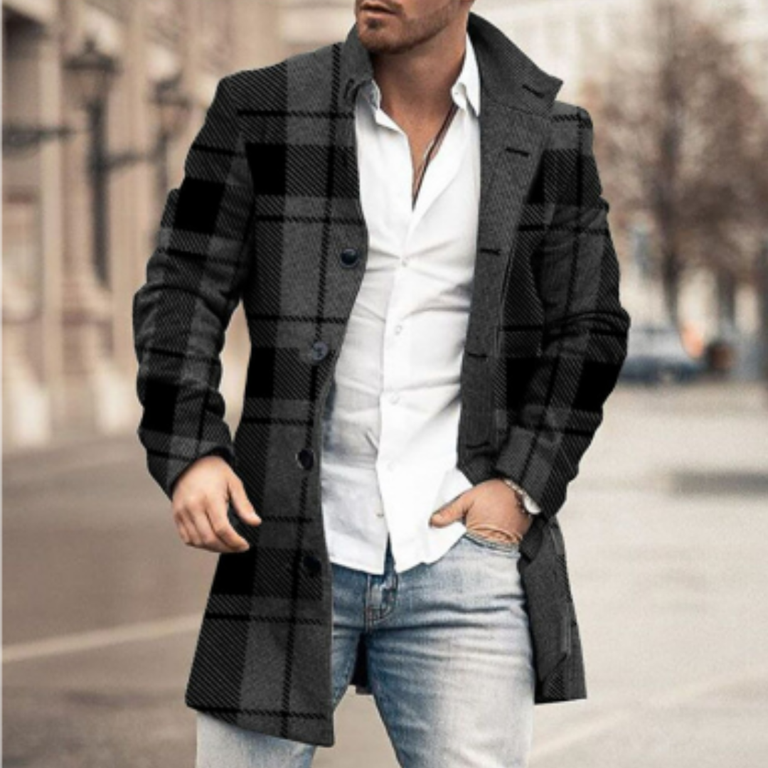 Harrington | Stylish Classic Overcoat for Men | Warm, Elegant, Timeless Design