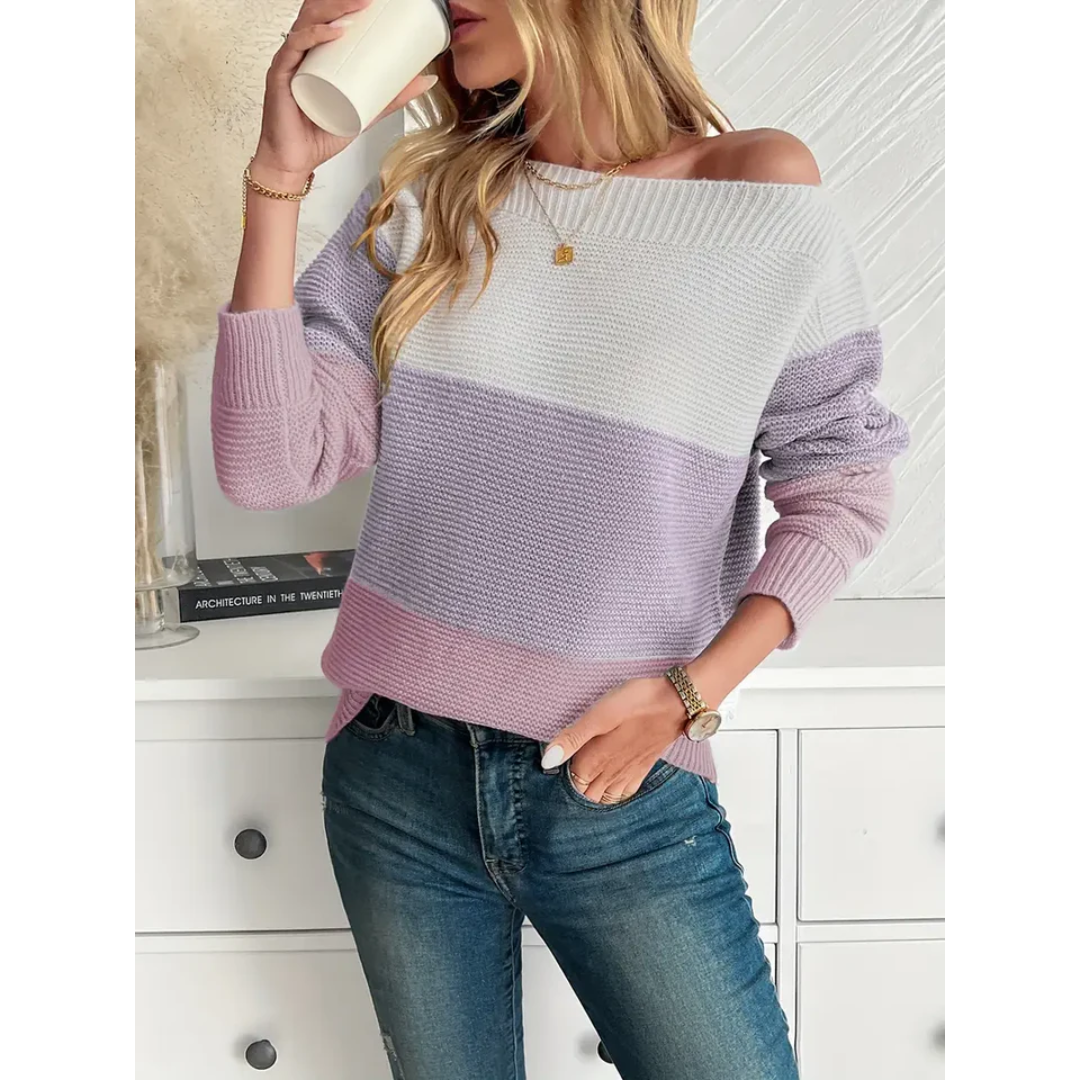 Elowen | Women's Chunky Knit Jumper | Warm, Stylish, Long-Sleeve Design