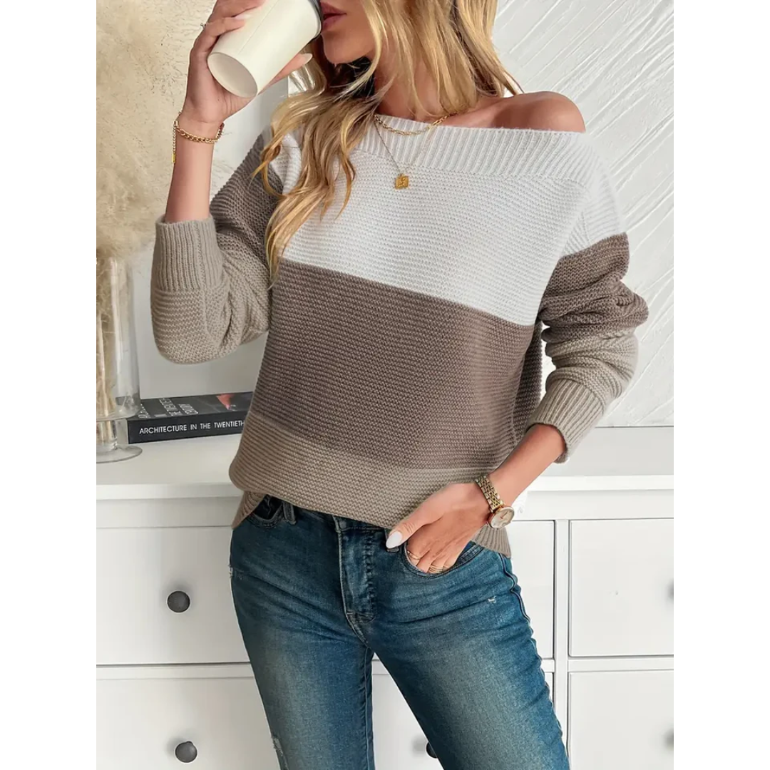 Elowen | Women's Chunky Knit Jumper | Warm, Stylish, Long-Sleeve Design