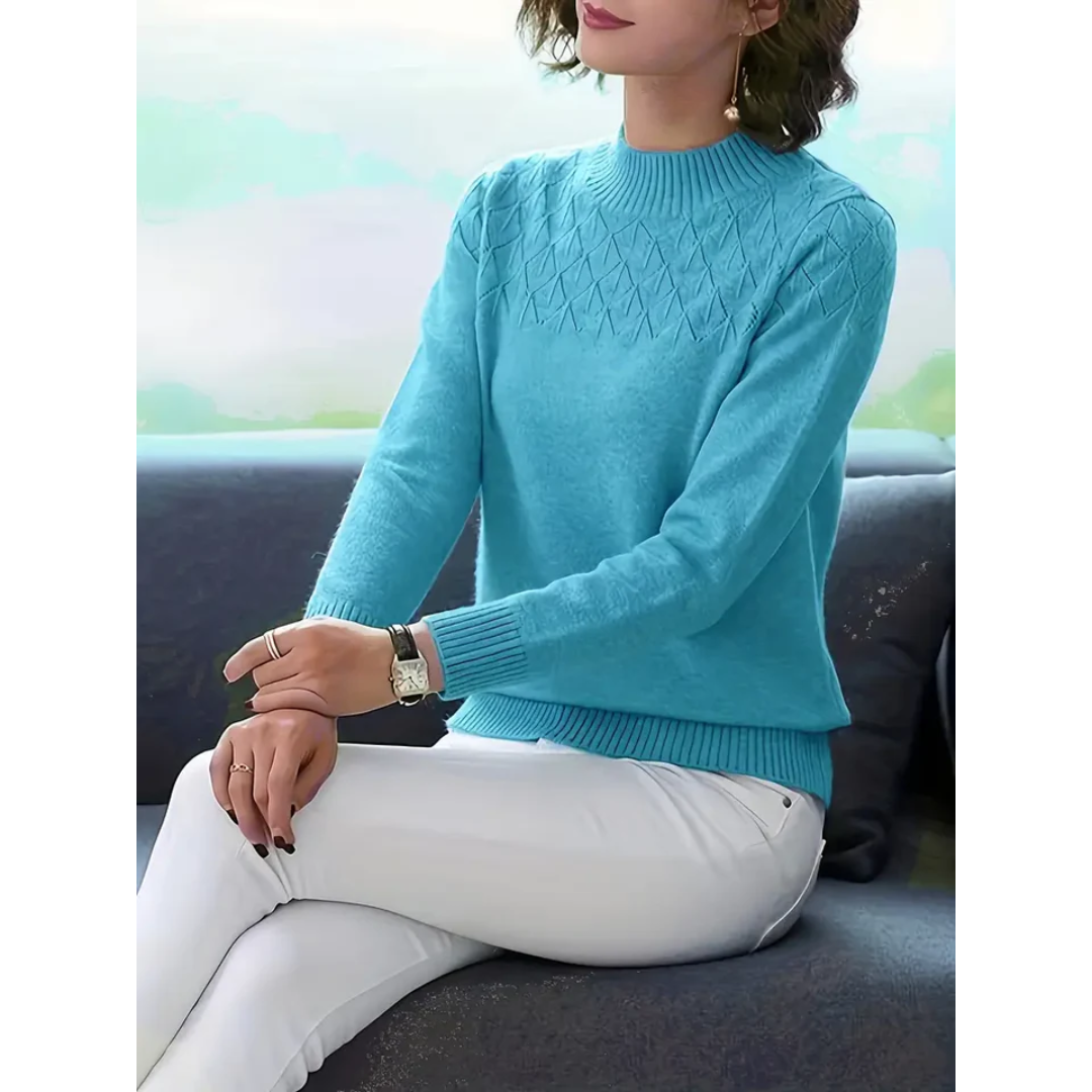 Caldwell | Women's Knitted Crew Neck Jumper | Cosy, Stylish, Warm for Winter