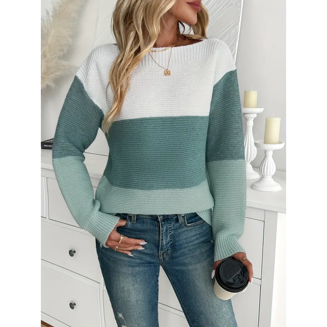 Lysander | Women's Knitted Long Sleeve Jumper | Cozy, Stylish, Comfortable