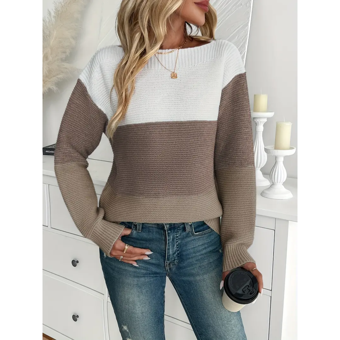 Lysander | Women's Knitted Long Sleeve Jumper | Cozy, Stylish, Comfortable