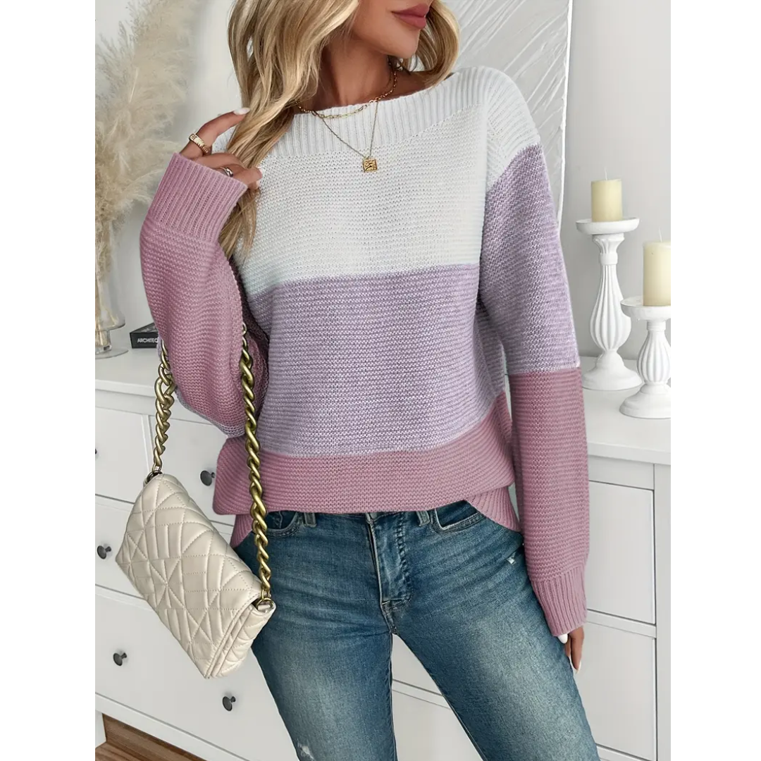 Lysander | Women's Knitted Long Sleeve Jumper | Cozy, Stylish, Comfortable