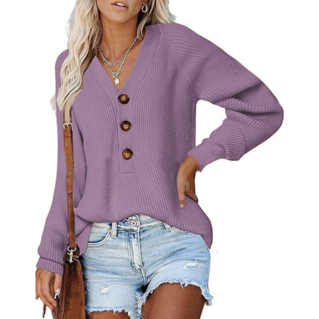 Lysander | Women's Long Sleeve Knit Jumper | Cozy, Stylish, Versatile