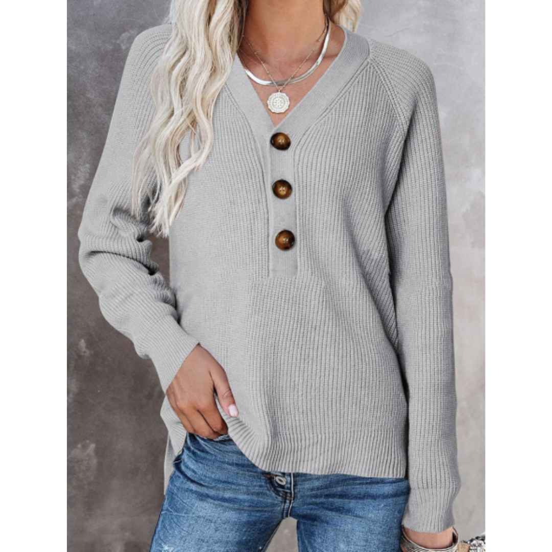 Lysander | Women's Long Sleeve Knit Jumper | Cozy, Stylish, Versatile