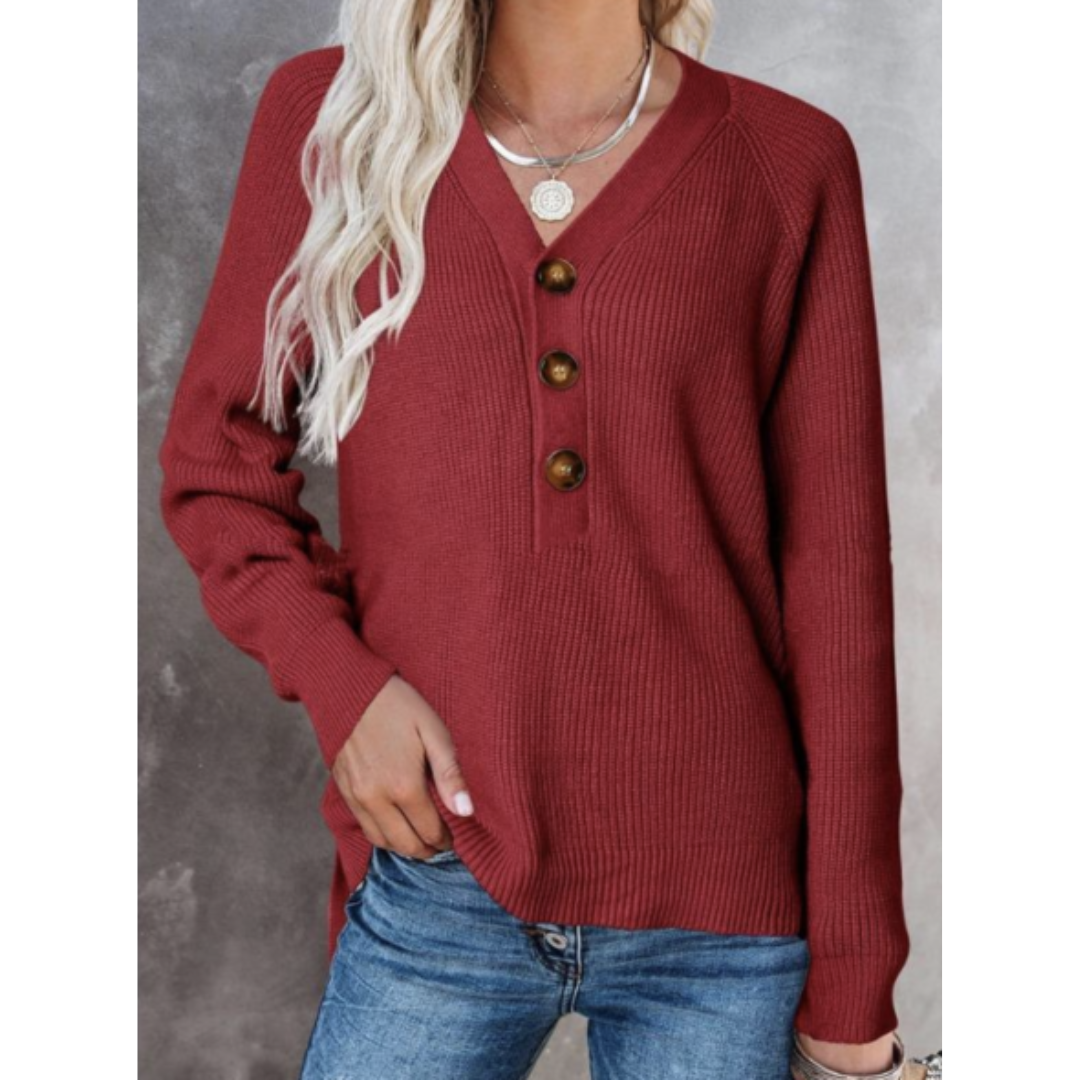 Lysander | Women's Long Sleeve Knit Jumper | Cozy, Stylish, Versatile