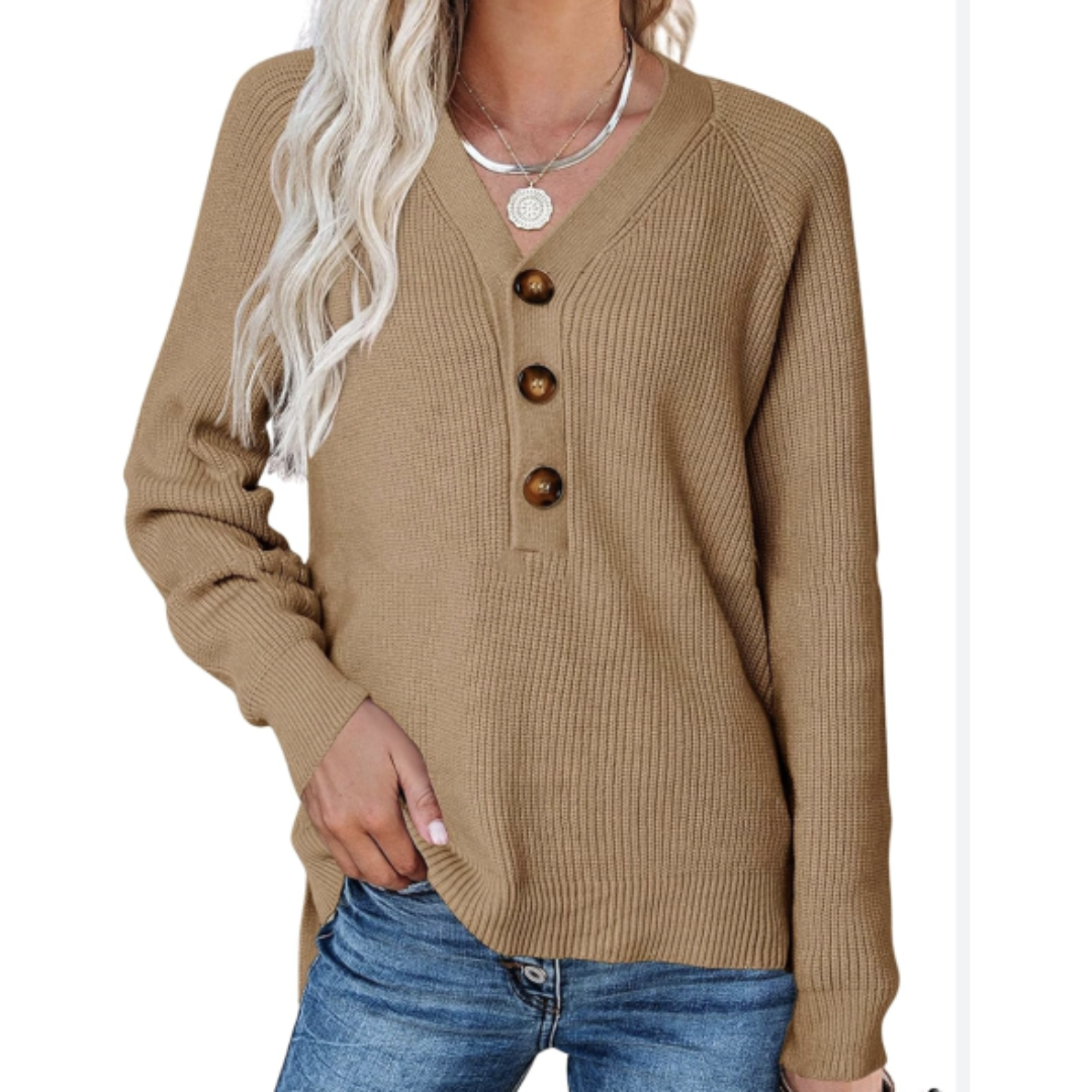 Lysander | Women's Long Sleeve Knit Jumper | Cozy, Stylish, Versatile