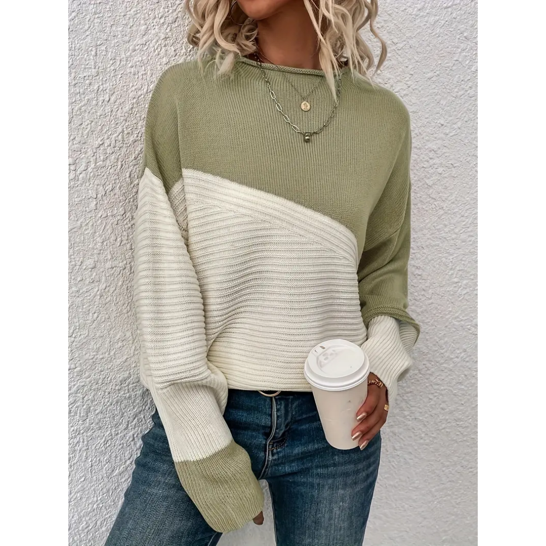 Livia | Women's Long Sleeve Knitted Sweater | Cozy, Stylish, Winter Essential