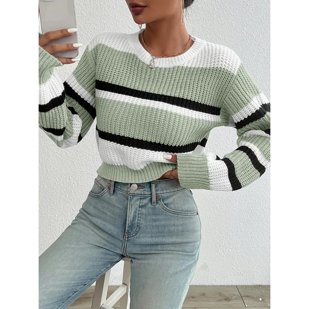 Lydia | Women's Knitted Long Sleeve Jumper | Cozy, Stylish, Versatile