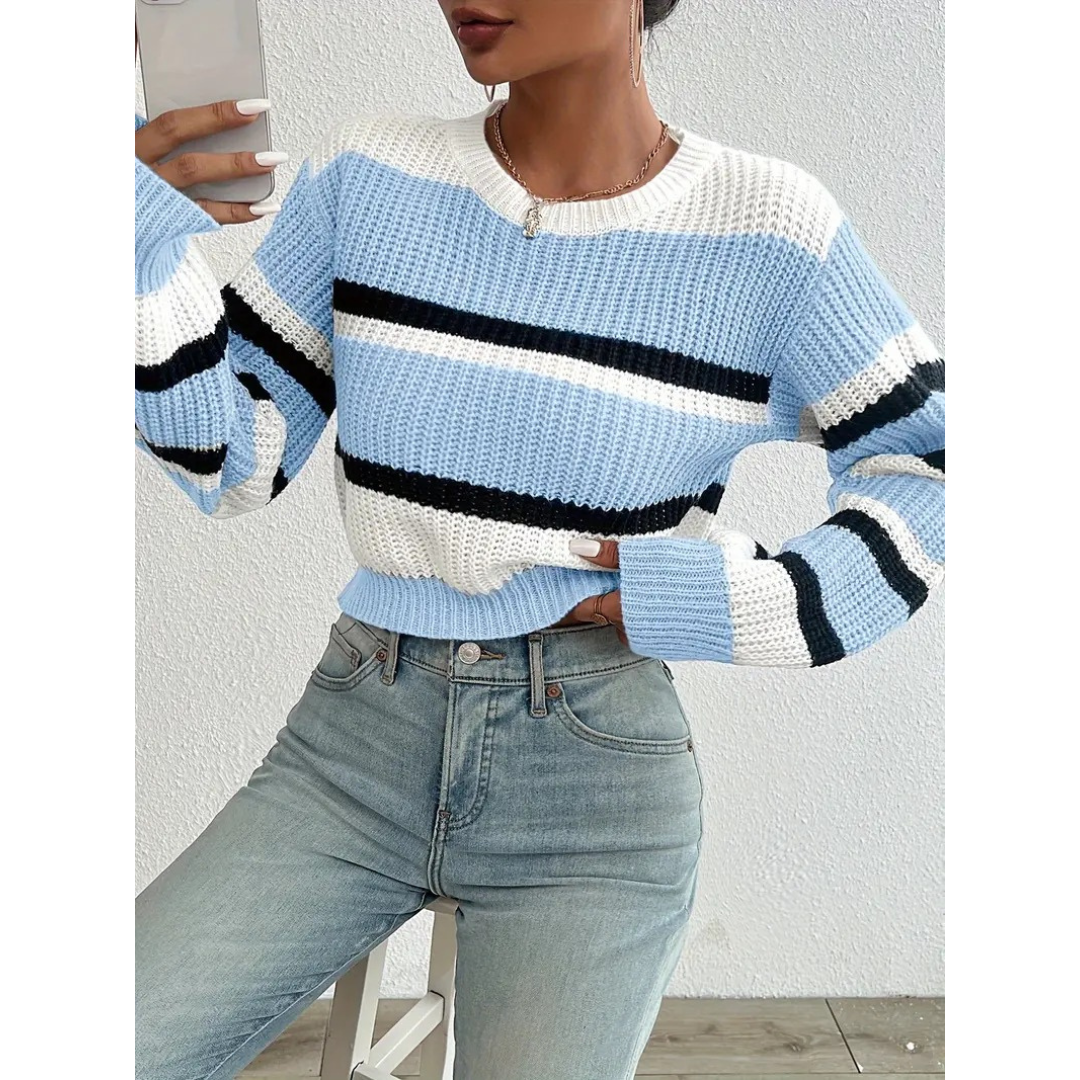 Lydia | Women's Knitted Long Sleeve Jumper | Cozy, Stylish, Versatile