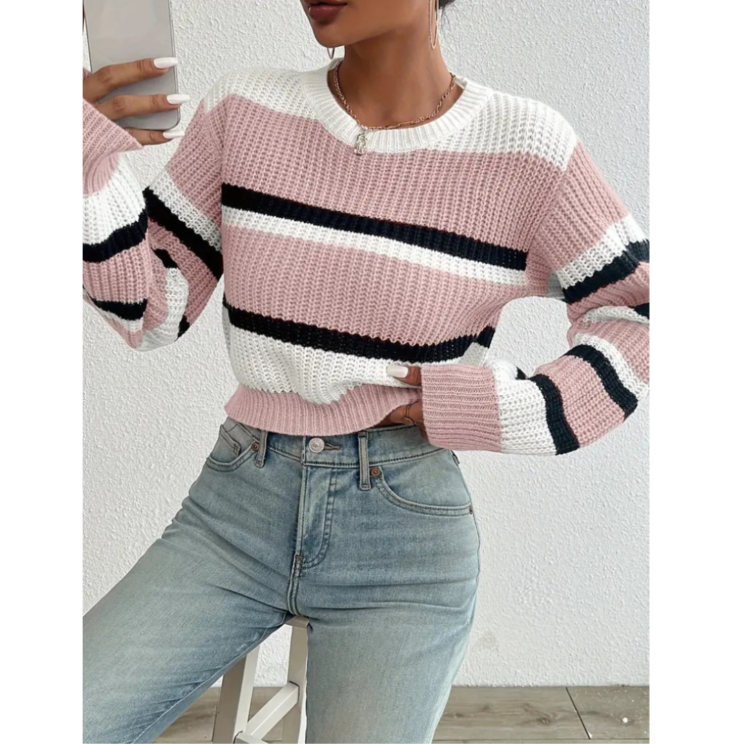 Lydia | Women's Knitted Long Sleeve Jumper | Cozy, Stylish, Versatile