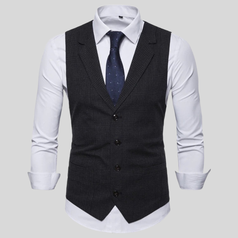 Bramley | Stylish Checked Waistcoat for Men | Tailored Fit, Premium Quality