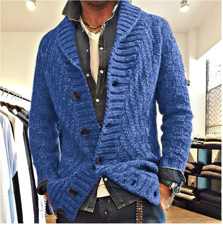 Balthazar | Men's Buttoned Down Padded Cardigan | Warm, Stylish, Comfortable