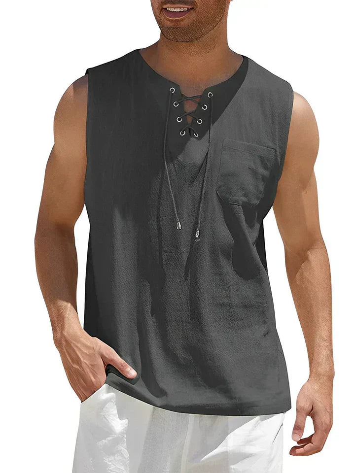 Lyndon | Stylish Men's Summer Vest Top | Lightweight, Breathable, Comfortable