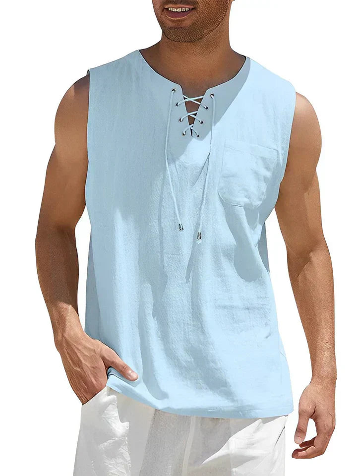 Lyndon | Stylish Men's Summer Vest Top | Lightweight, Breathable, Comfortable