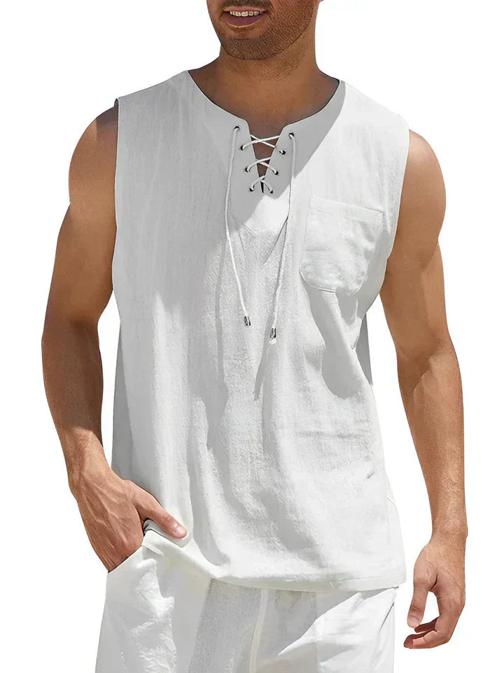 Lyndon | Stylish Men's Summer Vest Top | Lightweight, Breathable, Comfortable