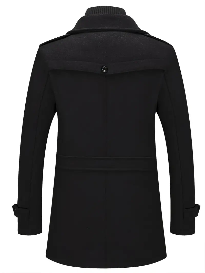 Bramwell | Men's Double Collar Overcoat | Stylish, Warm, and Elegant