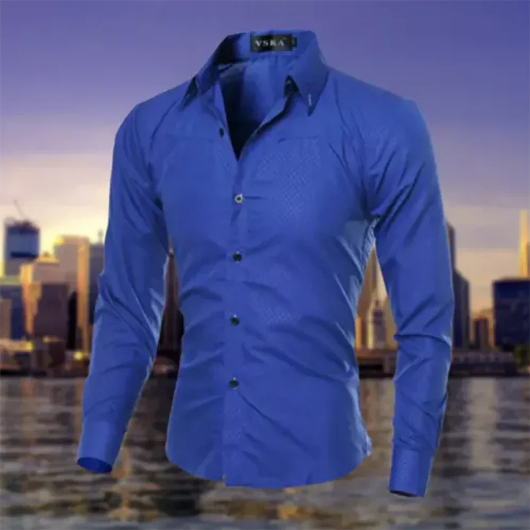 Bramwell | Men's Buttoned Down Padded Shirt | Long Sleeve, Stylish, Comfortable