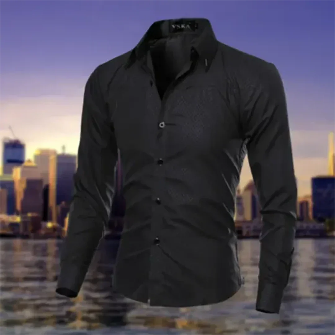 Bramwell | Men's Buttoned Down Padded Shirt | Long Sleeve, Stylish, Comfortable