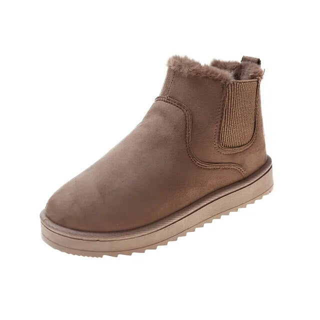 Trendy Women's Winter Ankle Boots | Stylish, Warm & Waterproof Design
