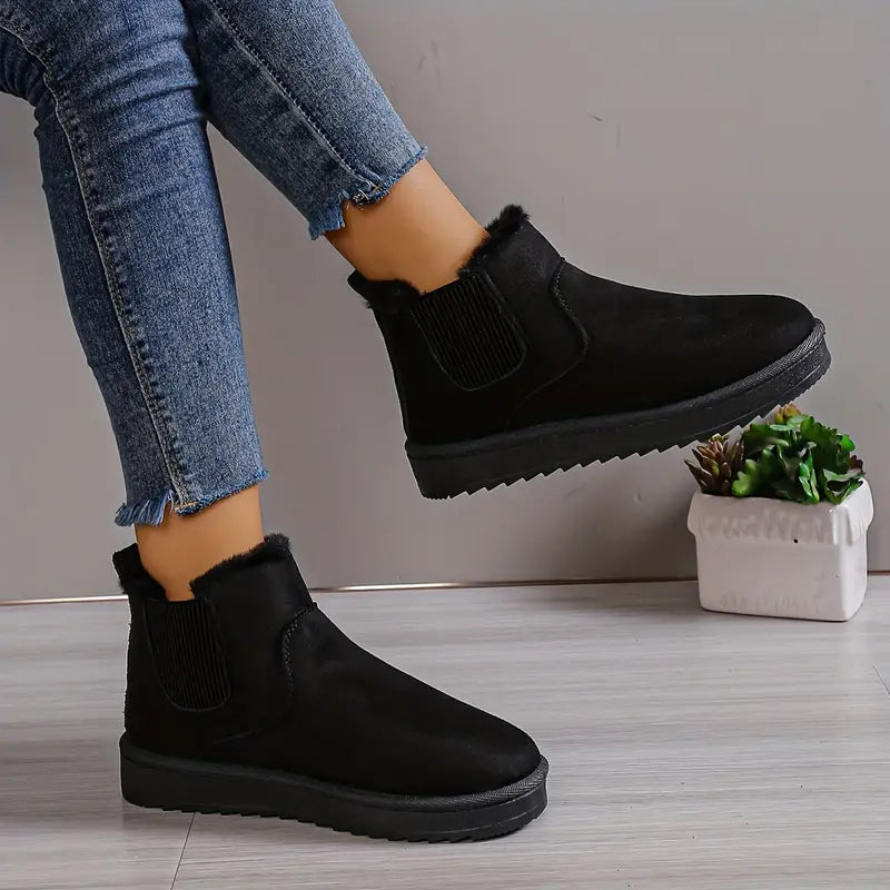 Trendy Women's Winter Ankle Boots | Stylish, Warm & Waterproof Design
