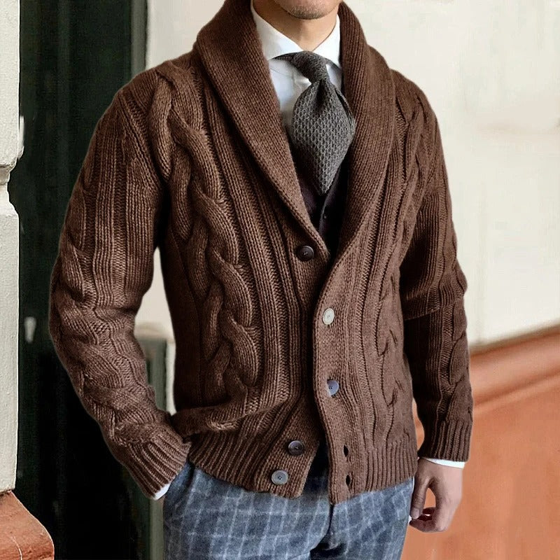 Bramwell | Men's Knit Cardigan | Button-Up, Warm, Stylish Design