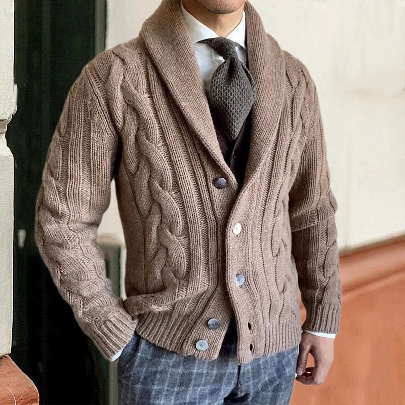 Bramwell | Men's Knit Cardigan | Button-Up, Warm, Stylish Design